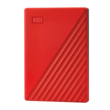 Western Digital 2TB My Passport Portable External Hard Drive (Red)